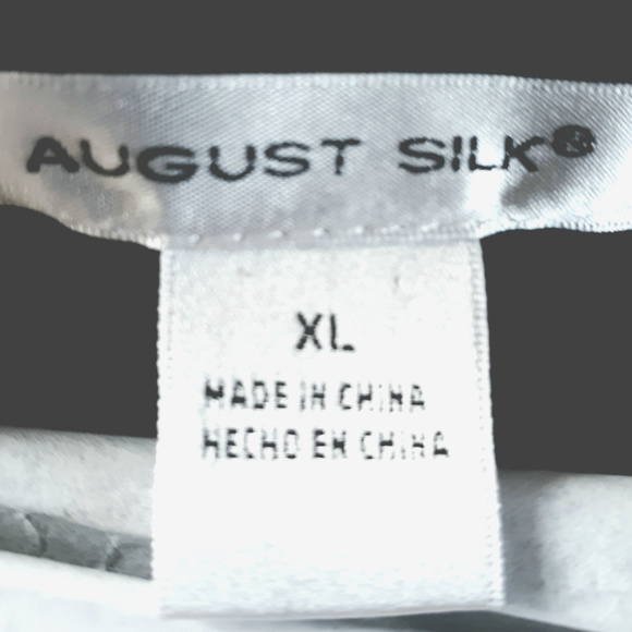 AUGUST SILK CLASSIC SHELL TOP - COMES DRIED CLEAN - Picture 4 of 6